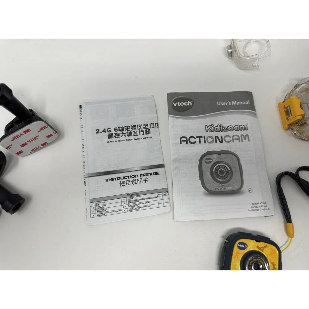 VTech Kidizoom Action Cam, Yellow 80-170700 Camera